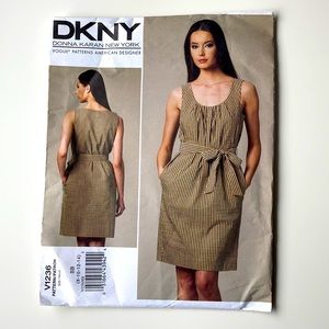 DKNY uncut, factory folded sleeveless dress